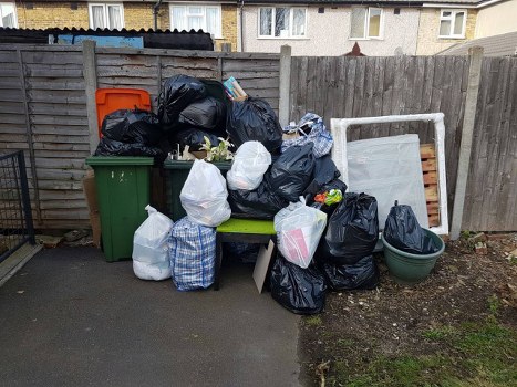 Variety of household items ready for clearance in Shadwell