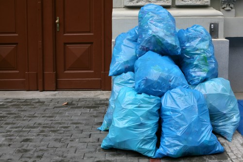 Clean and organized living space after clearance in Shadwell